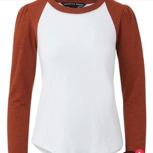 NWT Veronica Beard Baseball Mason Tee size medium